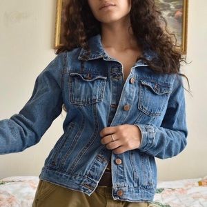 Dark wash denim jacket
